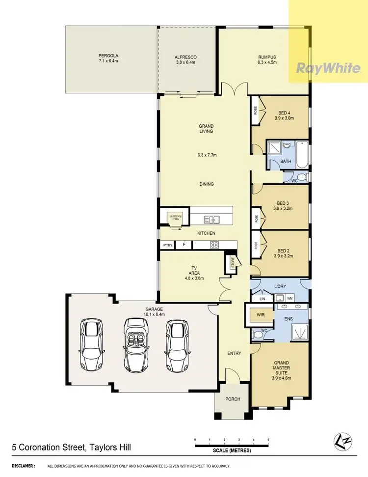 Floorplan of Homely house listing, 5 Coronation Street, Taylors Hill VIC 3037