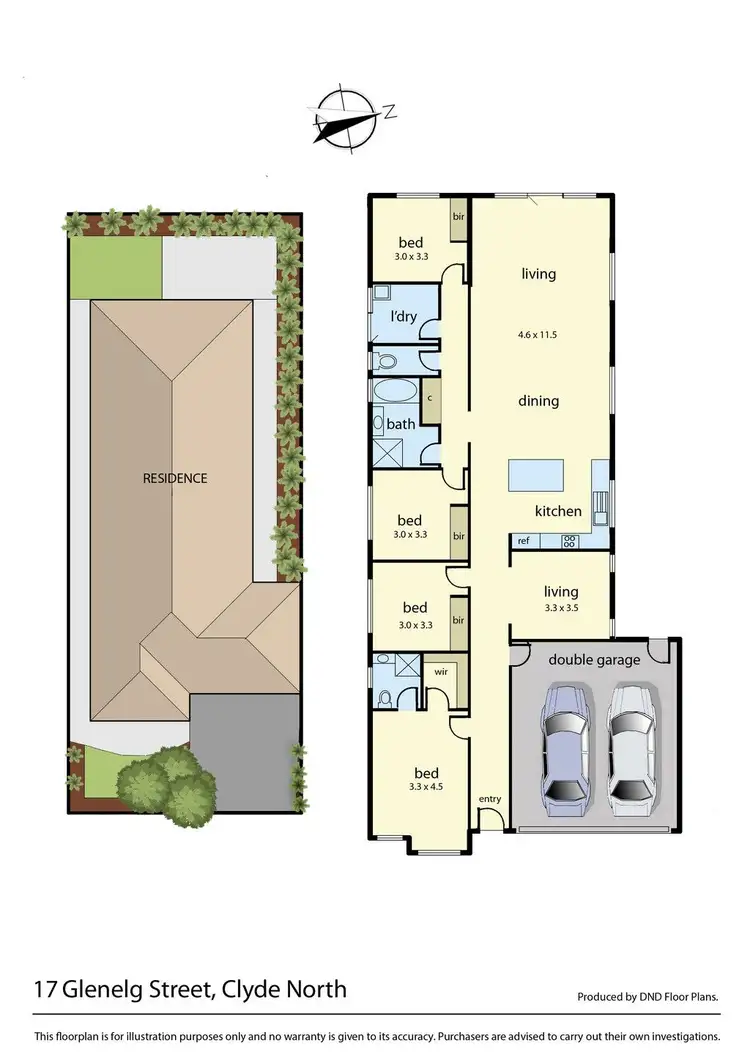 Floorplan of Homely house listing, 17 Glenelg Street, Clyde North VIC 3978