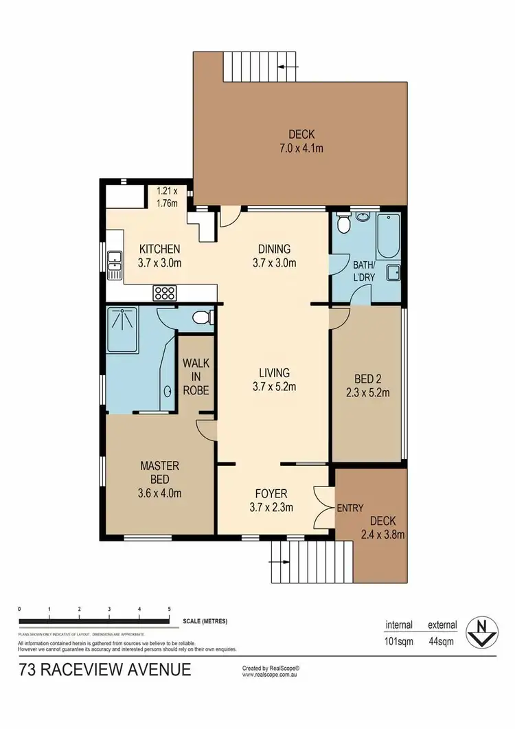 Floorplan of Homely house listing, 73 Raceview Avenue, Hendra QLD 4011