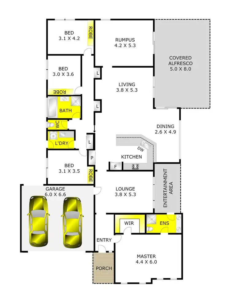 Floorplan of Homely house listing, 12 Nilaur Place, Lara VIC 3212