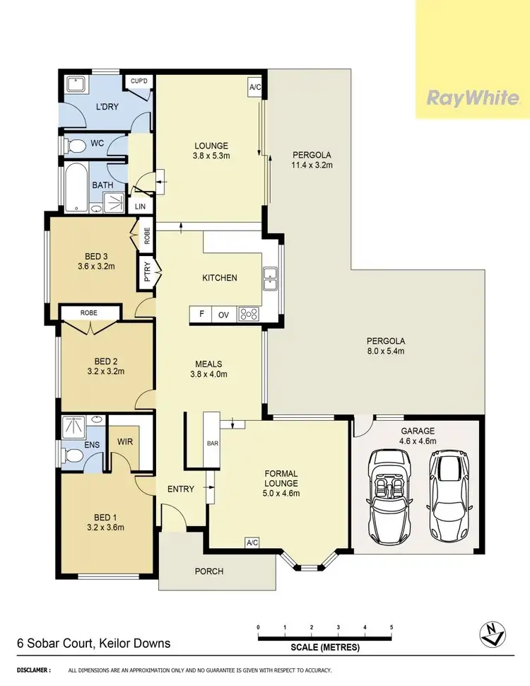 Floorplan of Homely house listing, 6 Sobar Court, Keilor Downs VIC 3038