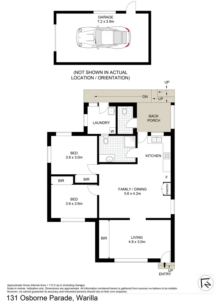 Floorplan of Homely house listing, 131 Osborne Parade, Warilla NSW 2528