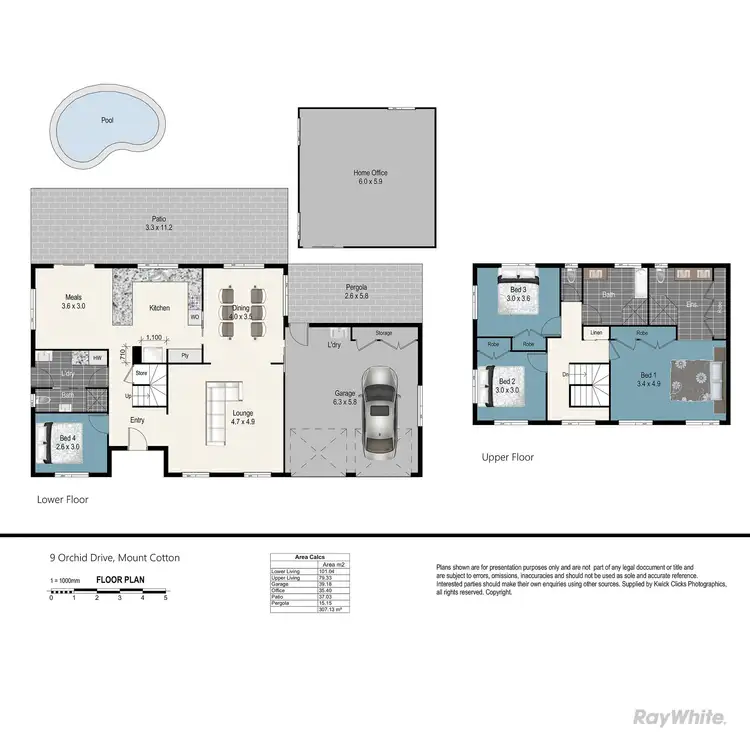 Floorplan of Homely house listing, 9 Orchid Drive, Mount Cotton QLD 4165