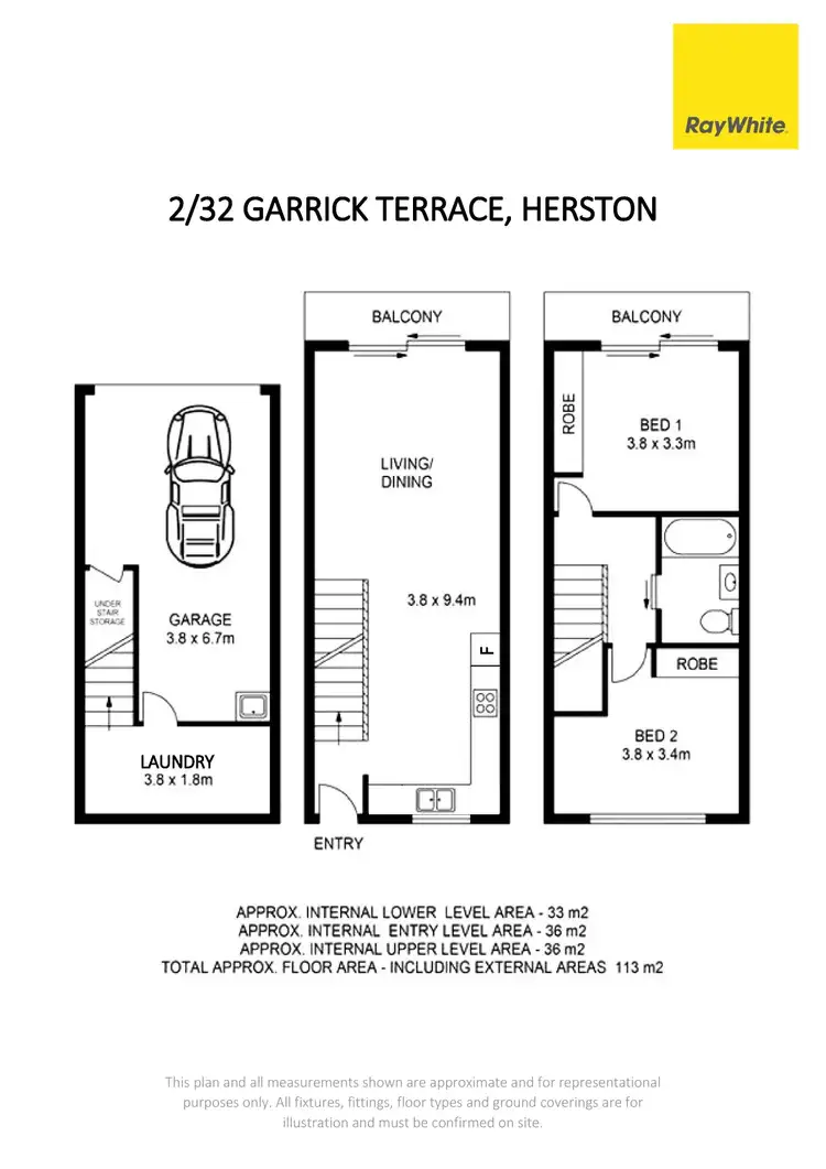Floorplan of Homely unit listing, 2/32 Garrick Terrace, Herston QLD 4006