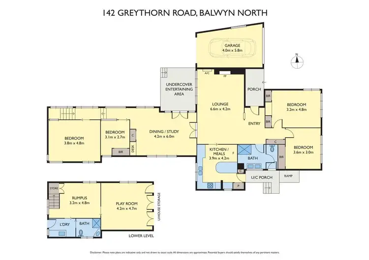 Floorplan of Homely house listing, 142 Greythorn Road, Balwyn North VIC 3104