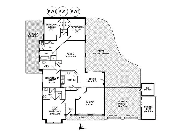 Floorplan of Homely house listing, 21 Ashby Avenue, Blackwood SA 5051