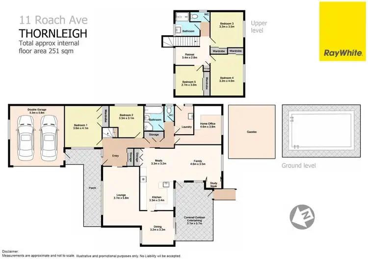 Floorplan of Homely house listing, 11 Roach Avenue, Thornleigh NSW 2120