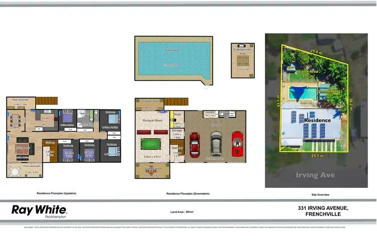 Floorplan of Homely house listing, 331 Irving Avenue, Frenchville QLD 4701