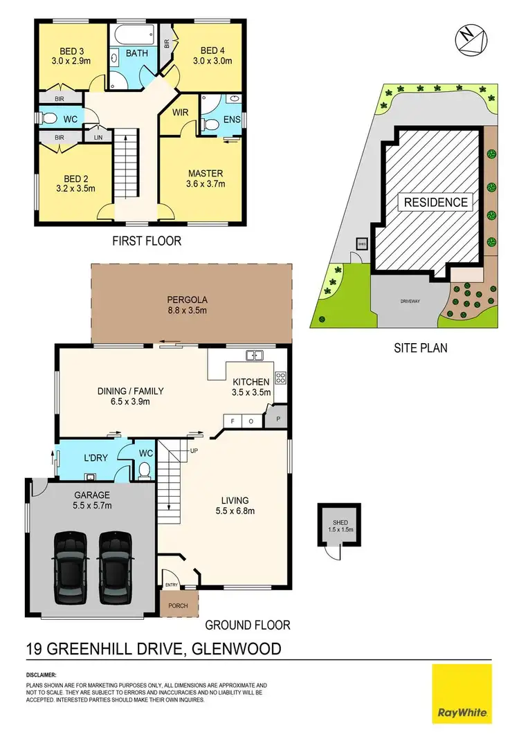 Floorplan of Homely house listing, 19 Greenhill Drive, Glenwood NSW 2768