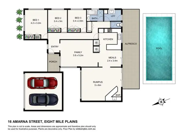 Floorplan of Homely house listing, 16 Amarna Street, Eight Mile Plains QLD 4113