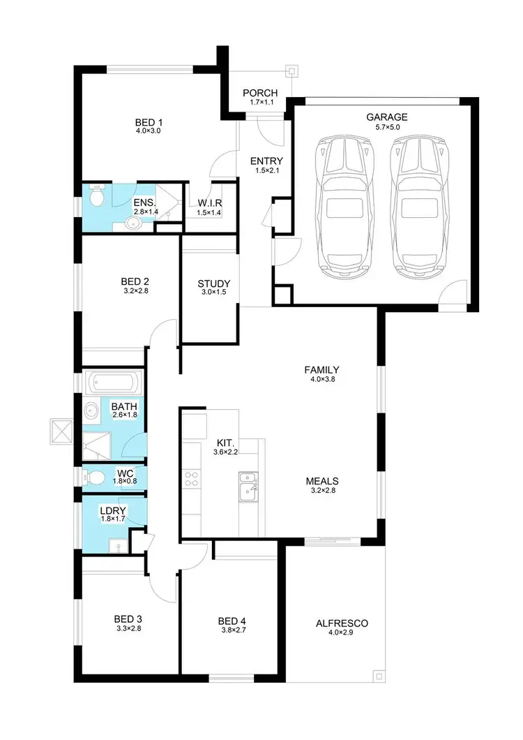 Floorplan of Homely house listing, 29 Brunton Drive, Mernda VIC 3754