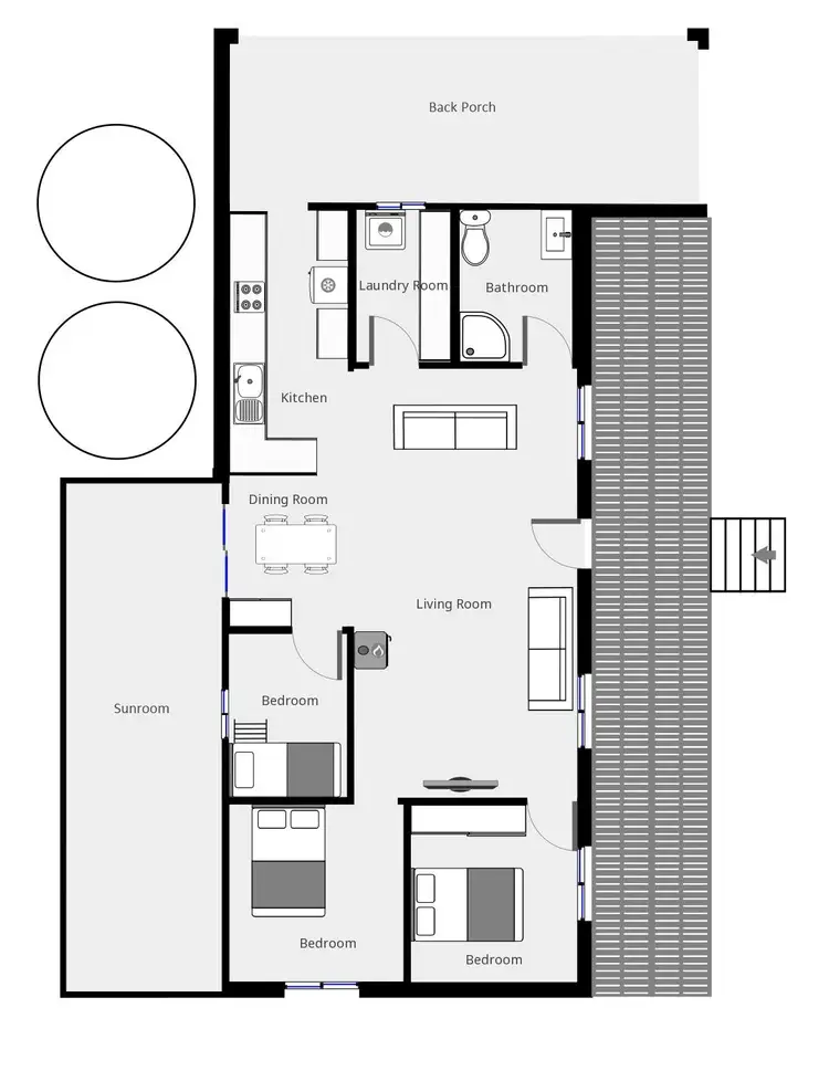 Floorplan of Homely house listing, 2 Valley Heights Drive, Second Valley SA 5204