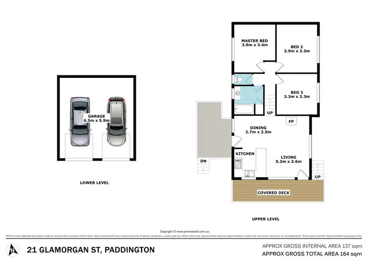 Floorplan of Homely house listing, 21 Glamorgan Street, Paddington QLD 4064