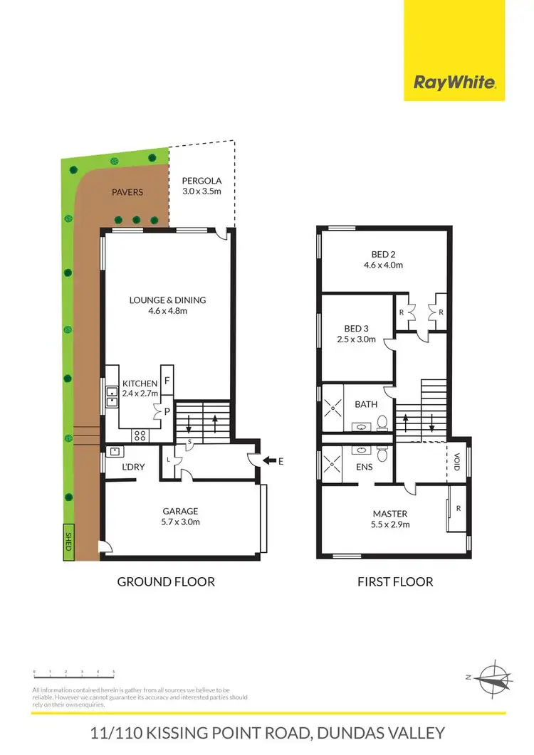 Floorplan of Homely townhouse listing, 11/110 Kissing Point Road, Dundas NSW 2117