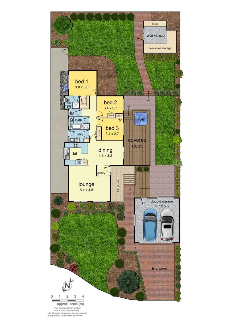 Floorplan of Homely house listing, 11 Herman Court, Lysterfield VIC 3156