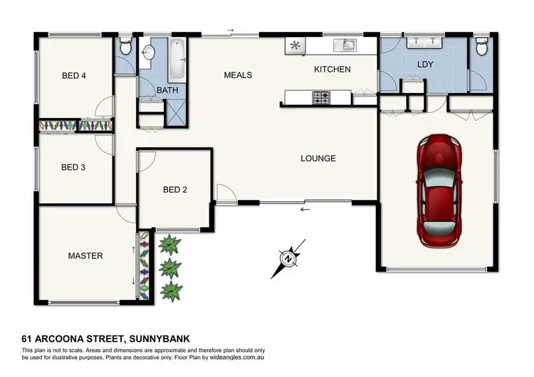 Floorplan of Homely house listing, 61 Arcoona Street, Sunnybank QLD 4109