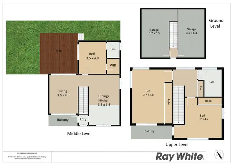 Floorplan of Homely townhouse listing, 14/4 Crawford Lane, Mount Hutton NSW 2290