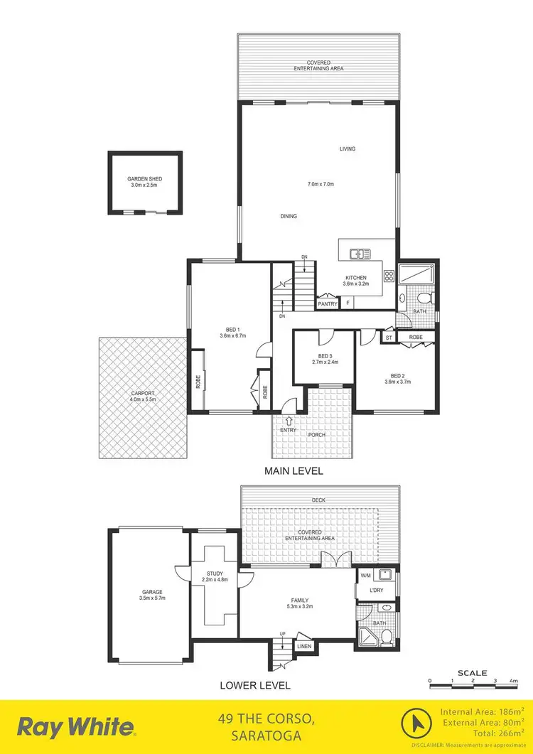 Floorplan of Homely house listing, 49 The Corso, Saratoga NSW 2251