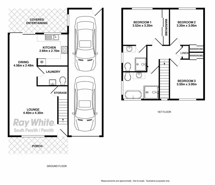 Floorplan of Homely townhouse listing, 3/27-29 Robert Street, Penrith NSW 2750