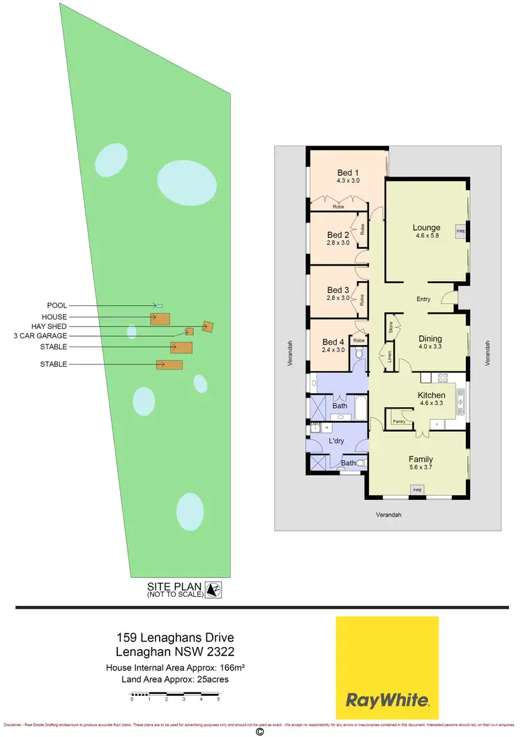 Floorplan of Homely rural property listing, 159 Lenaghans Drive, Lenaghan NSW 2322