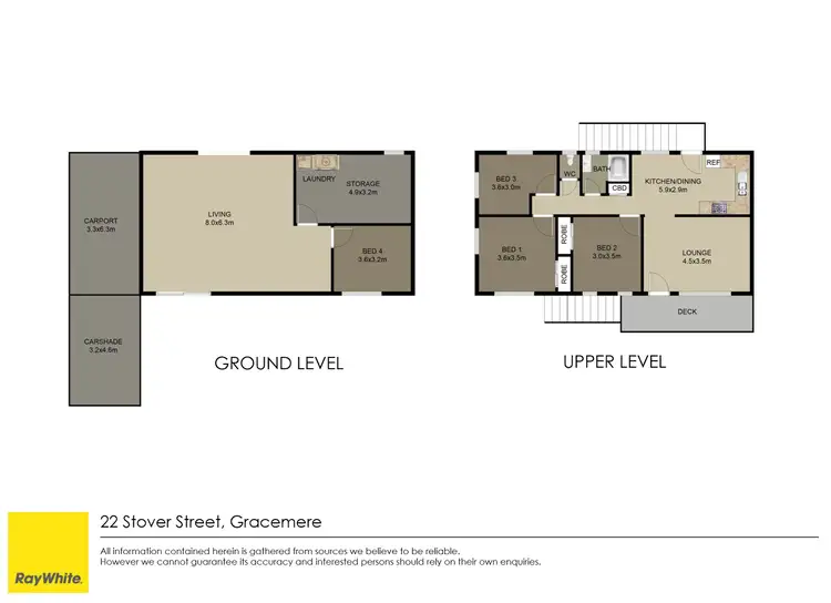 Floorplan of Homely house listing, 22 Stover Street, Gracemere QLD 4702