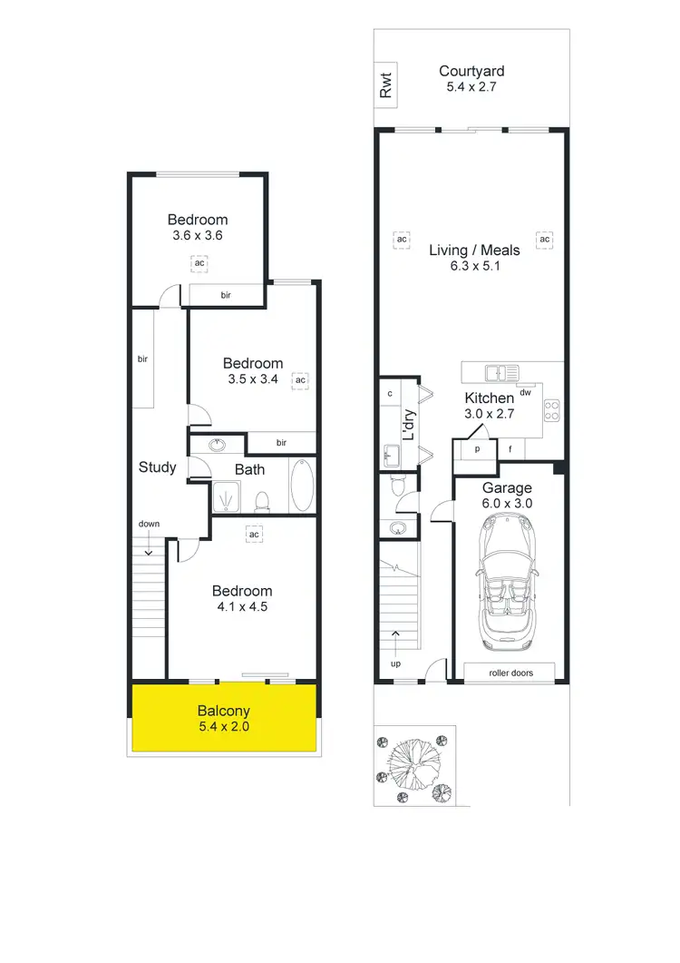 Floorplan of Homely house listing, 1D Mines Road, Campbelltown SA 5074