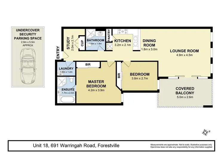Floorplan of Homely unit listing, 18/691-695 Warringah Road, Forestville NSW 2087