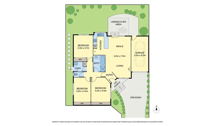 Floorplan of Homely villa listing, 14A Hosken Street, Reservoir VIC 3073