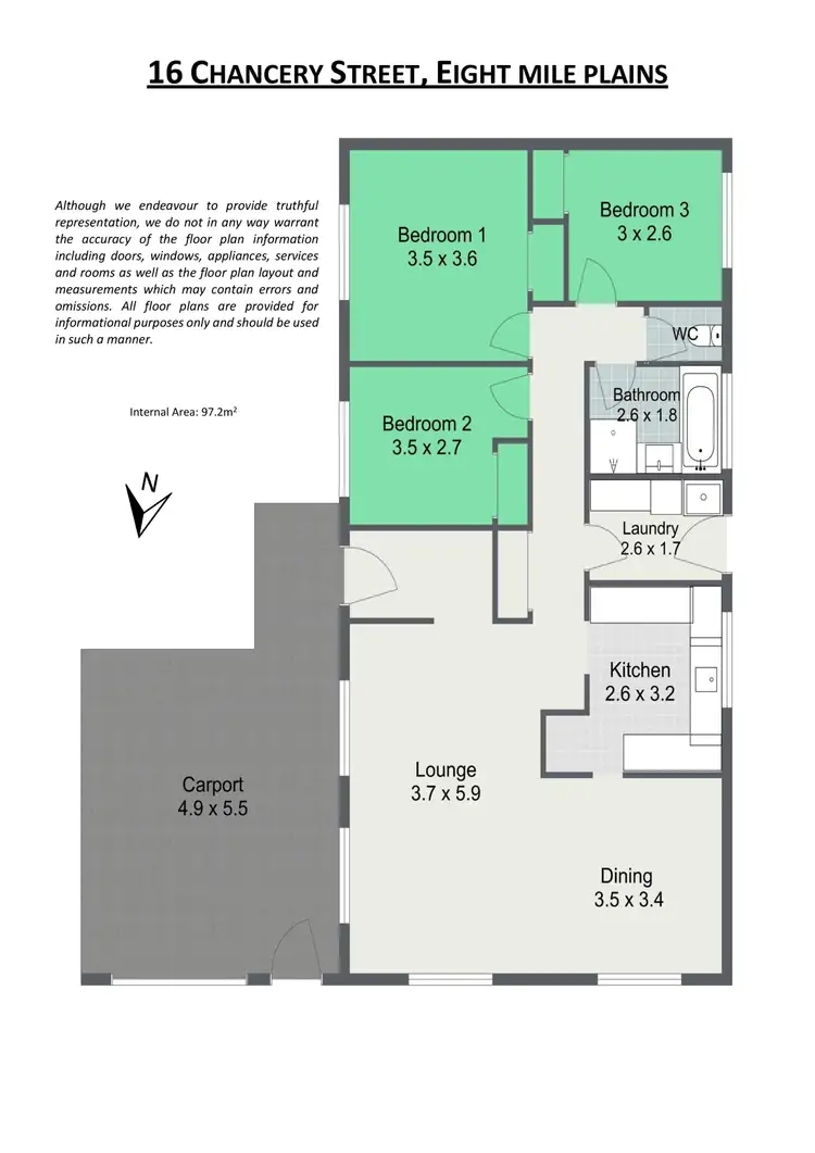 Floorplan of Homely house listing, 16 Chancery Street, Eight Mile Plains QLD 4113