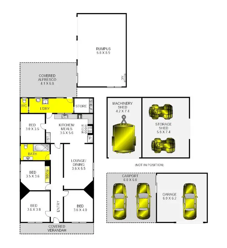 Floorplan of Homely house listing, 30 Hicks Street, Lara VIC 3212