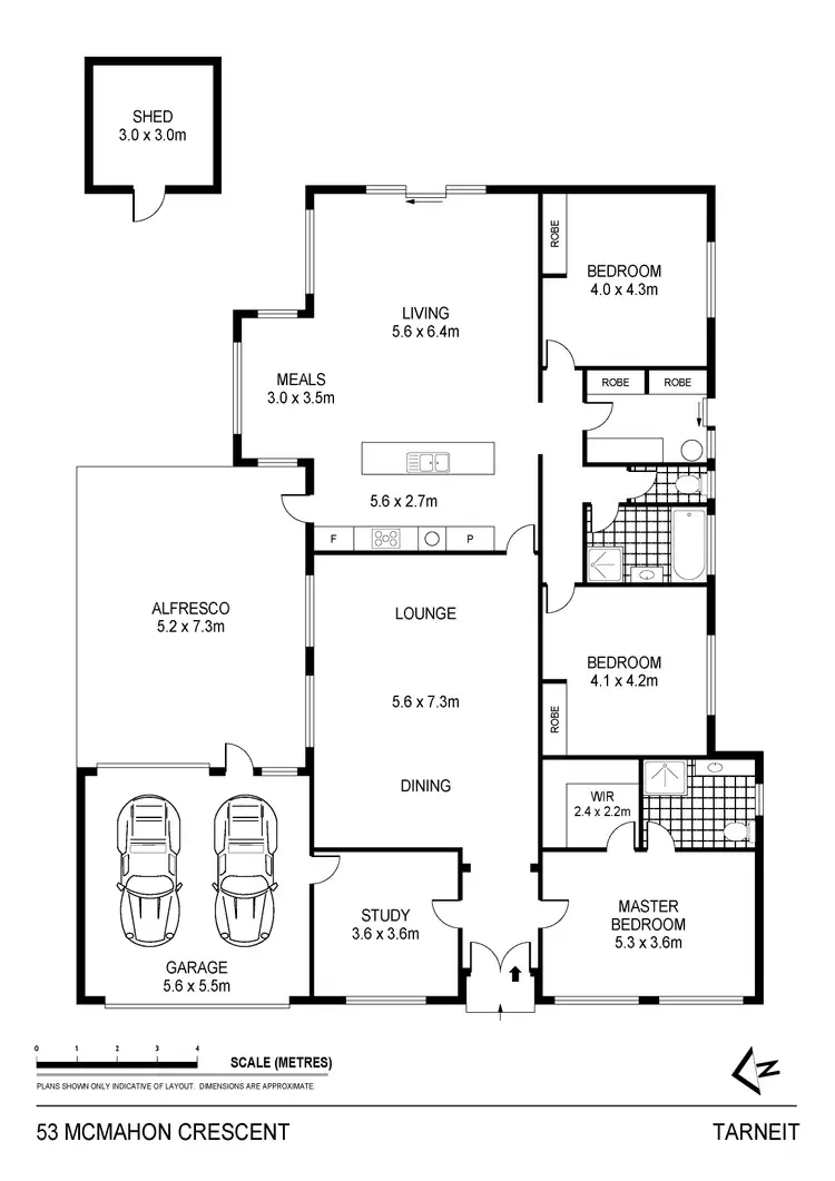 Floorplan of Homely house listing, 53 McMahon Crescent, Tarneit VIC 3029