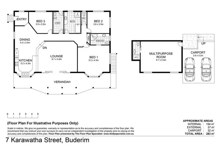 Floorplan of Homely house listing, 7 Karawatha Street, Buderim QLD 4556