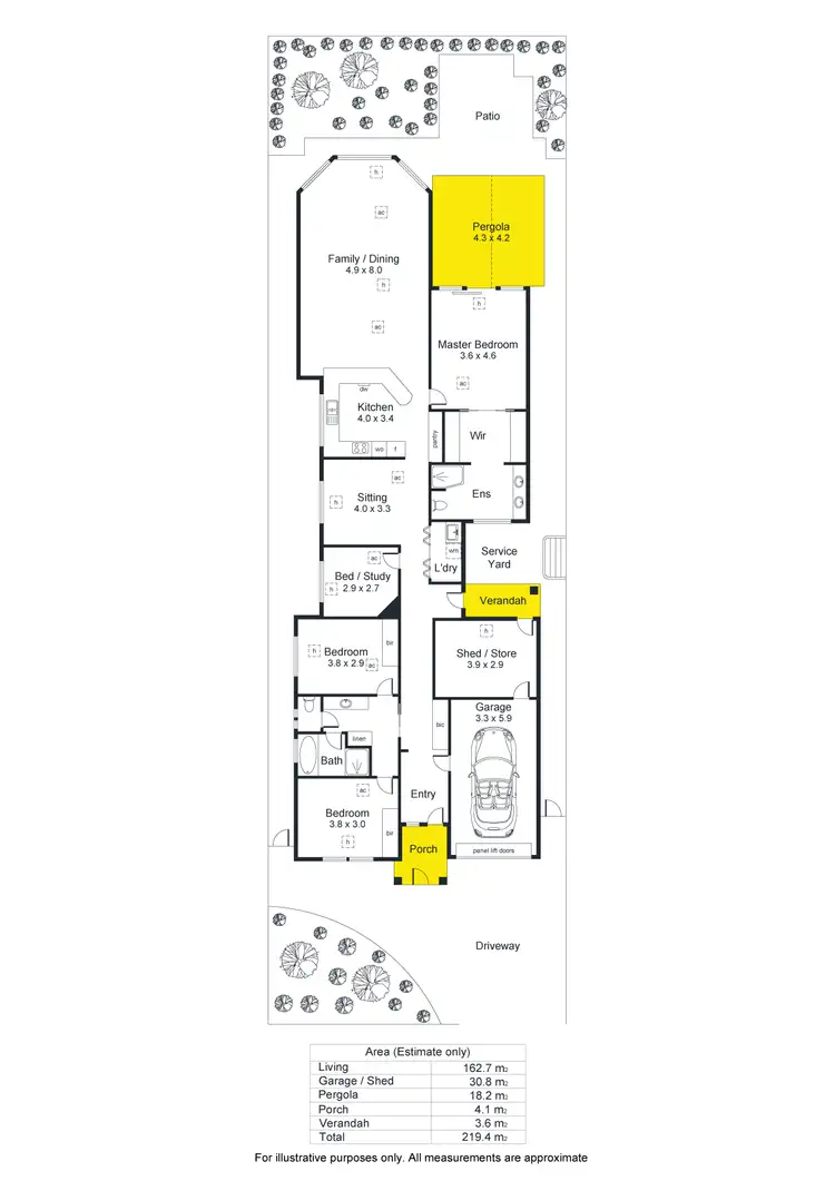 Floorplan of Homely house listing, 1 Park Street, Linden Park SA 5065