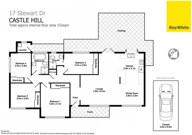 Floorplan of Homely house listing, 17 Stewart Drive, Castle Hill NSW 2154
