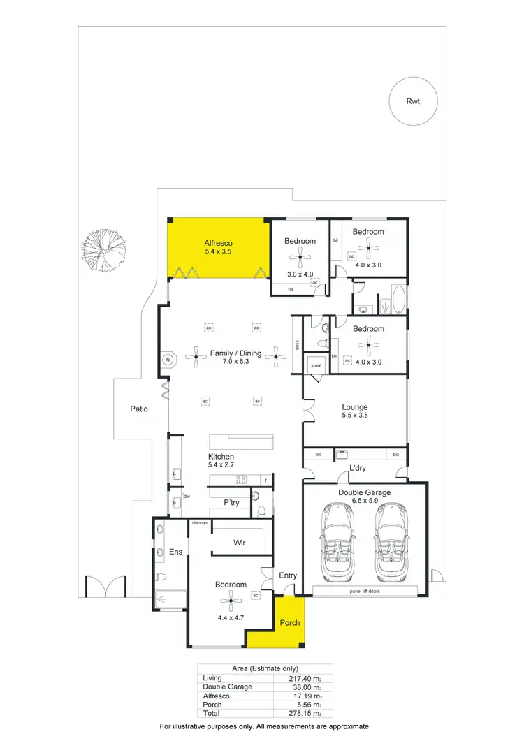 Floorplan of Homely house listing, 3 Woodburn Avenue, Hawthorndene SA 5051