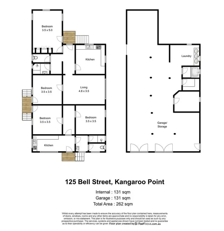 Floorplan of Homely house listing, 125 Bell Street, Kangaroo Point QLD 4169