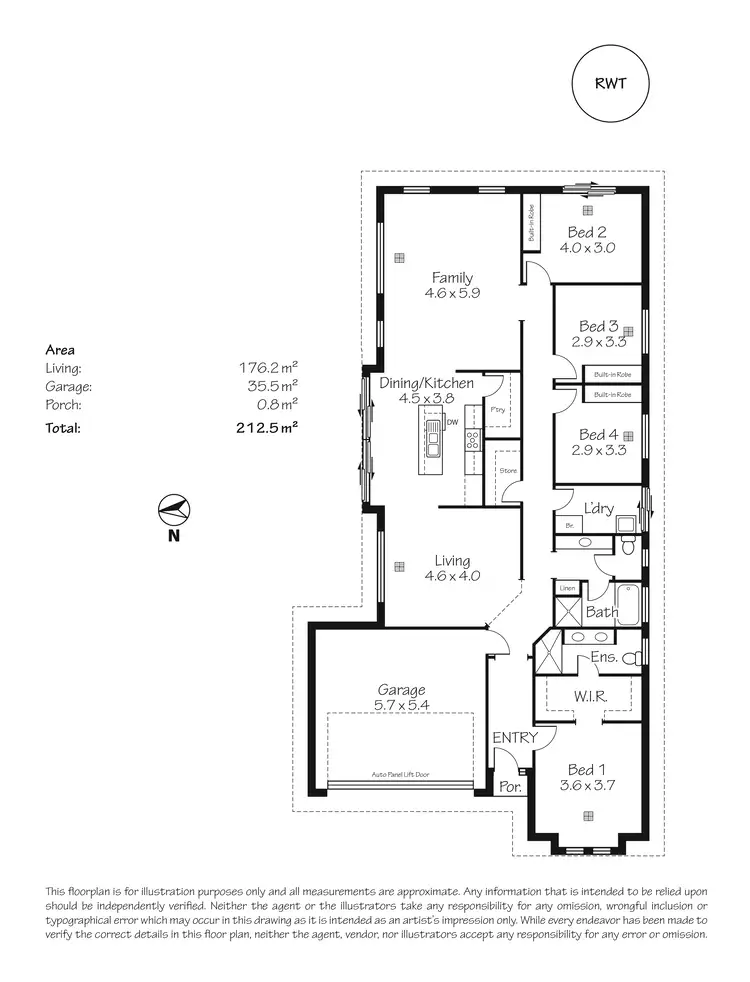 Floorplan of Homely house listing, 37 Barker Road, Mount Barker SA 5251