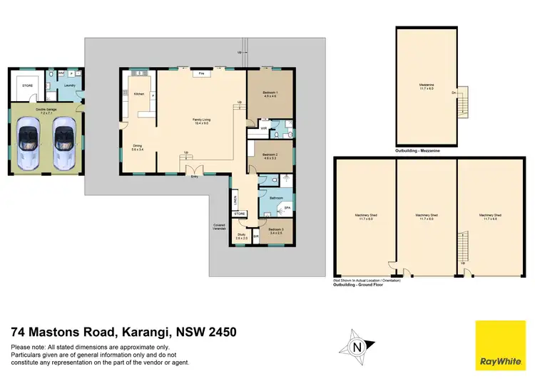 Floorplan of Homely rural property listing, 74 Mastons Road, Karangi NSW 2450