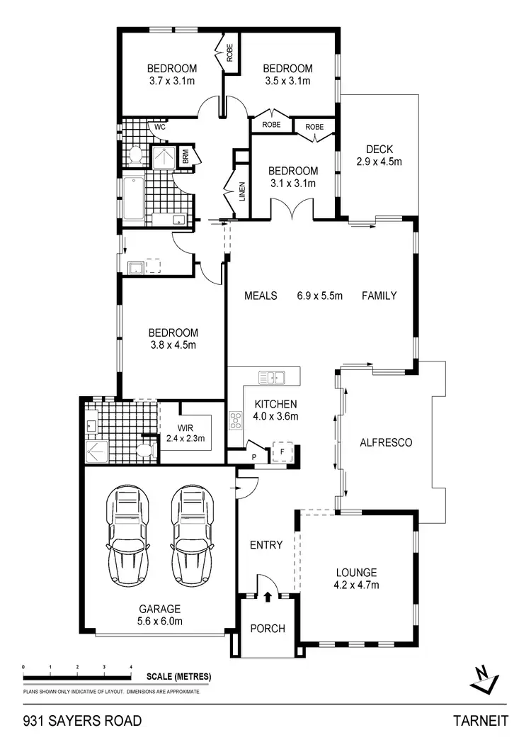 Floorplan of Homely house listing, 931 Sayers Road, Tarneit VIC 3029