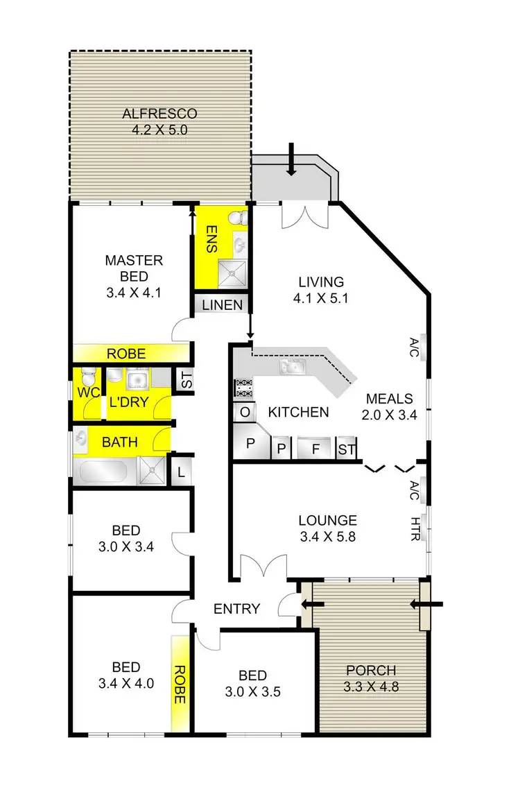Floorplan of Homely house listing, 52 Nagle Drive, Belmont VIC 3216