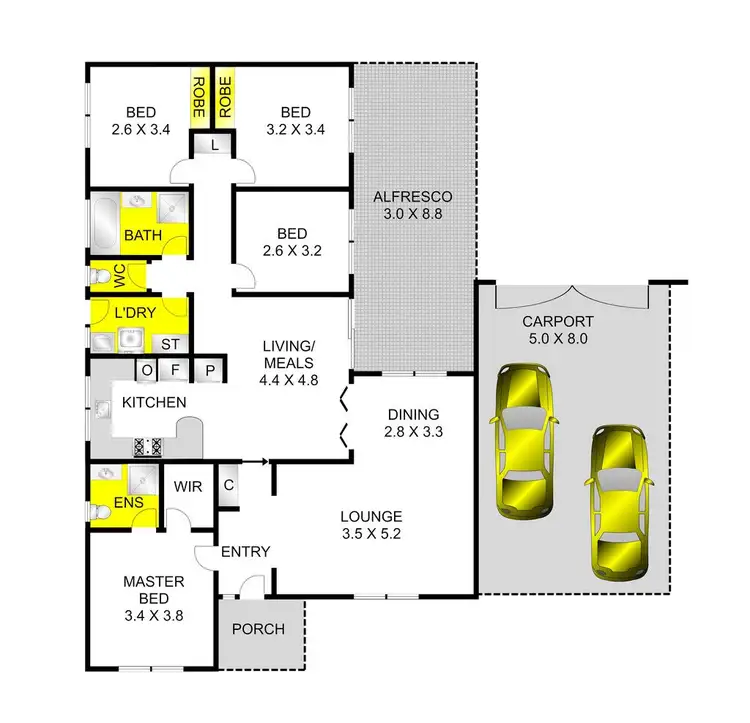 Floorplan of Homely house listing, 11 Klemke Court, Grovedale VIC 3216
