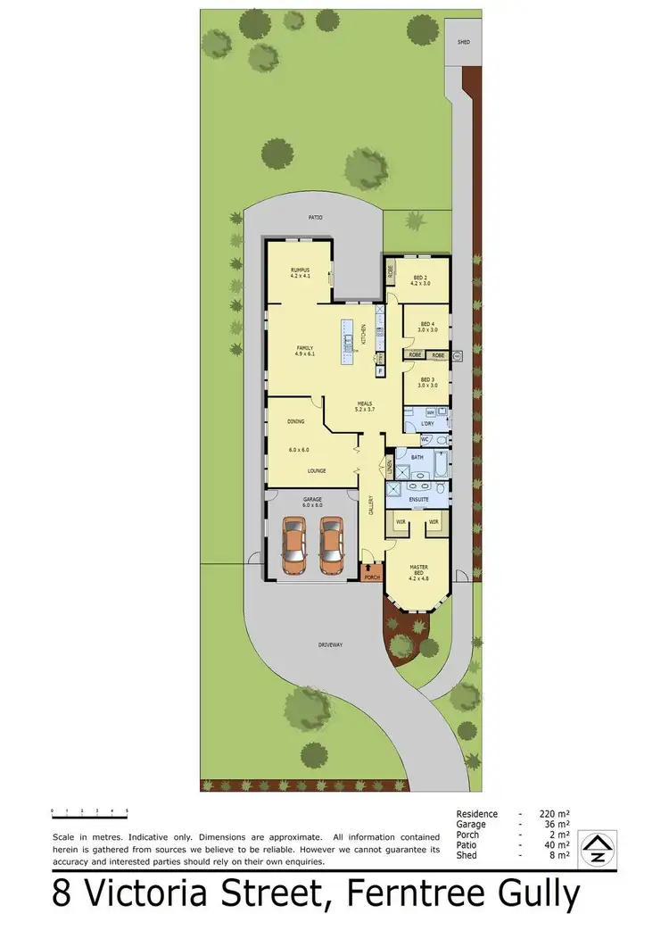 Floorplan of Homely house listing, 8 Victoria Street, Ferntree Gully VIC 3156