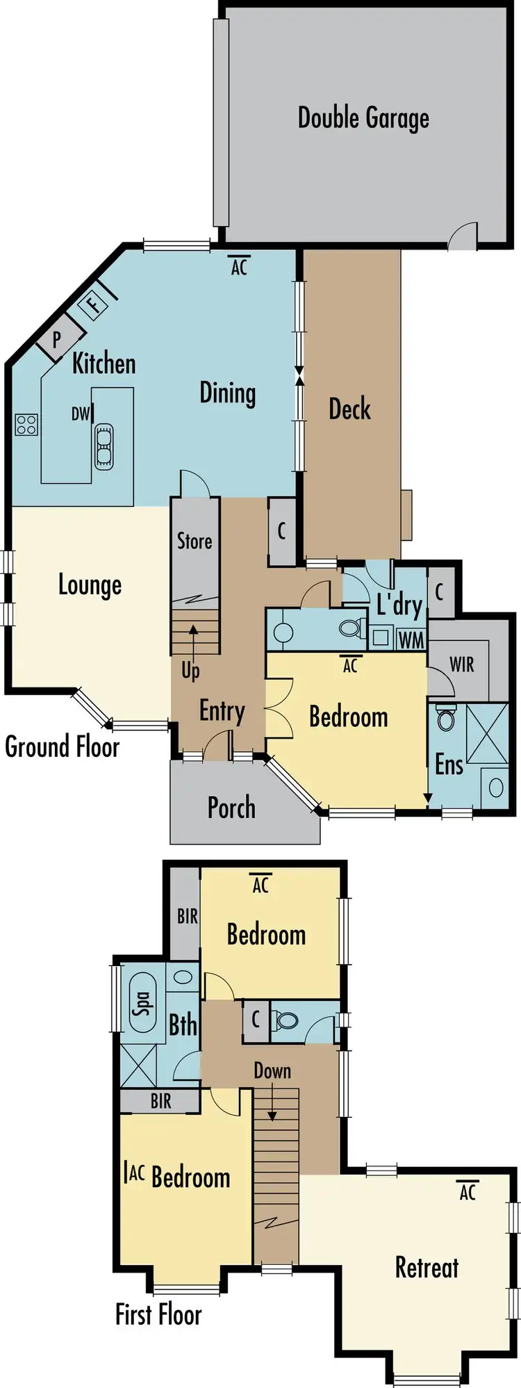 Floorplan of Homely townhouse listing, 1/53 Salisbury Road, Ashwood VIC 3147