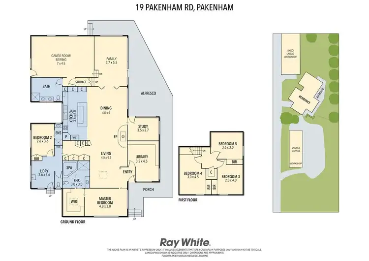 Floorplan of Homely house listing, 19 Pakenham Road, Pakenham VIC 3810