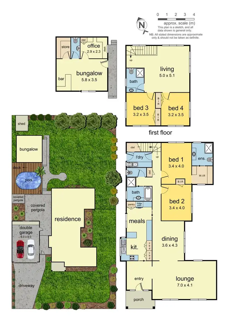 Floorplan of Homely house listing, 61 Devenish Road, Boronia VIC 3155