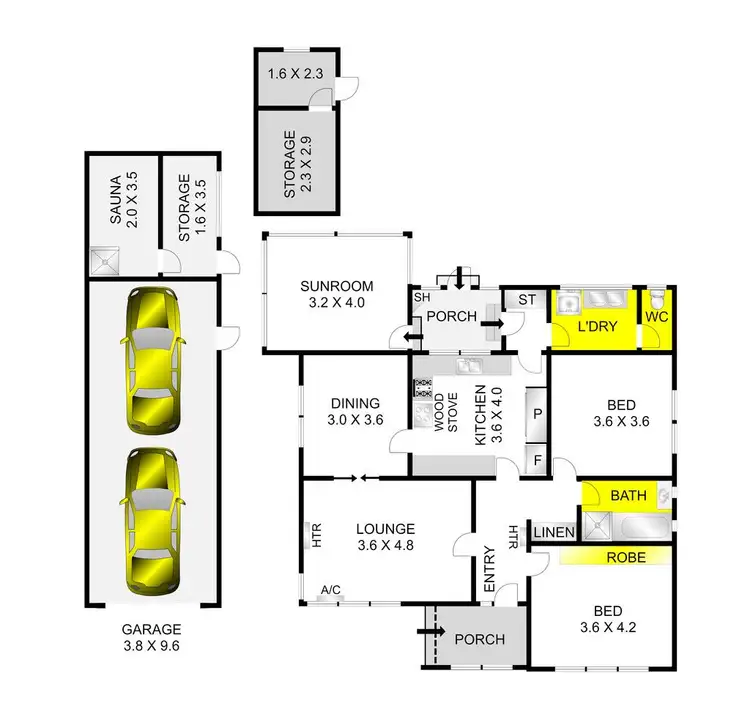 Floorplan of Homely house listing, 7 Hazel Street, Belmont VIC 3216