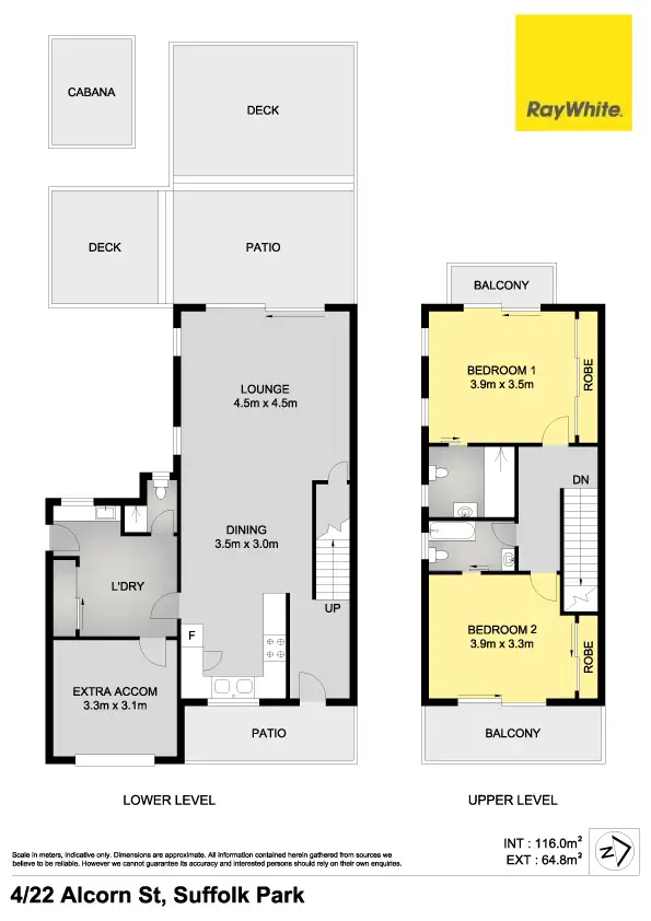 Floorplan of Homely townhouse listing, 4/22 Alcorn Street, Suffolk Park NSW 2481