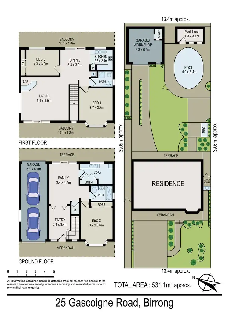 Floorplan of Homely house listing, 25 Gascoigne Road, Birrong NSW 2143