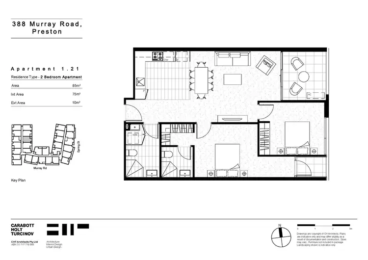 Floorplan of Homely apartment listing, 121/388 Murray Road, Preston VIC 3072