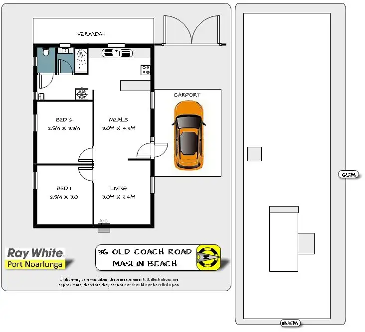 Floorplan of Homely house listing, 36 Old Coach Road, Maslin Beach SA 5170
